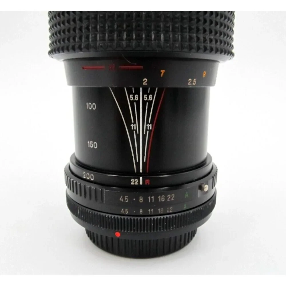 RMC Tokina EMZ Camera Lens 80-200mm F/4.5 Manual Telephoto Canon FD Mount